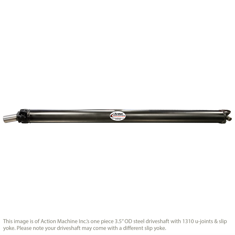 Custom Driveshaft & Slip Yoke - 3.5" Stl. 7260, Tremec TKX, 31 Spline, 1.688" Barrel OD (Sku: 3.5S7260-S)