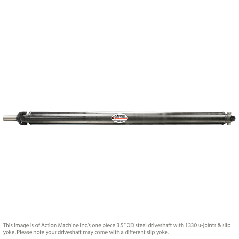 Custom Driveshaft & Slip Yoke - 3.5" Stl. 1310, Ford 31 Spline, 1.886" Barrel OD (Sku: 3.5S1310-K)