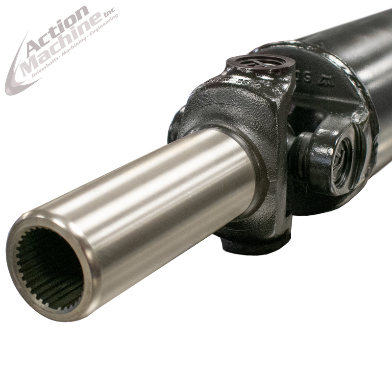 Custom Driveshaft & Slip Yoke - 4" Stl. 1330 Ford, GM 32 Spline (Short) (Sku: 4S1330 Ford-P(short))