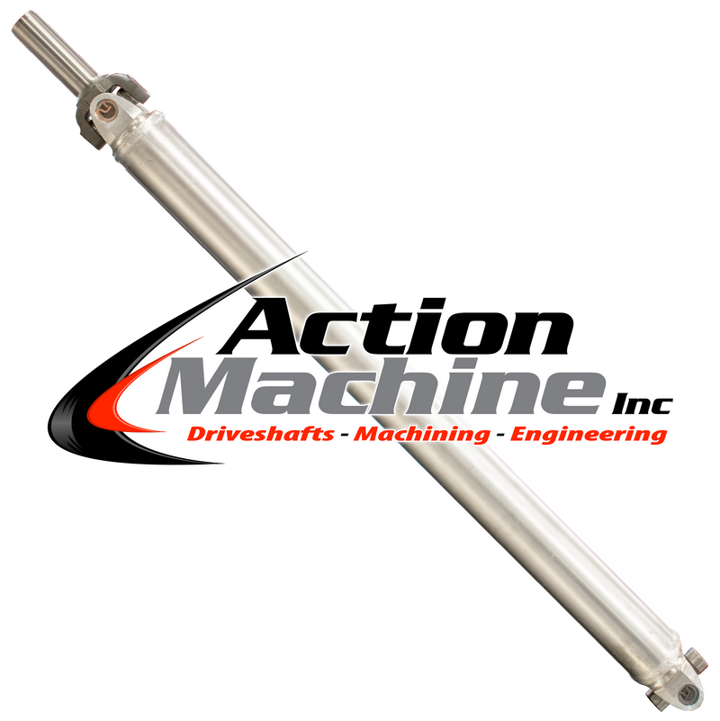 Custom Driveshaft & Slip Yoke - 3" Al. 7260, Ford 28 Spline, 1.5" Barrel OD (Sku: 3A7260-F)