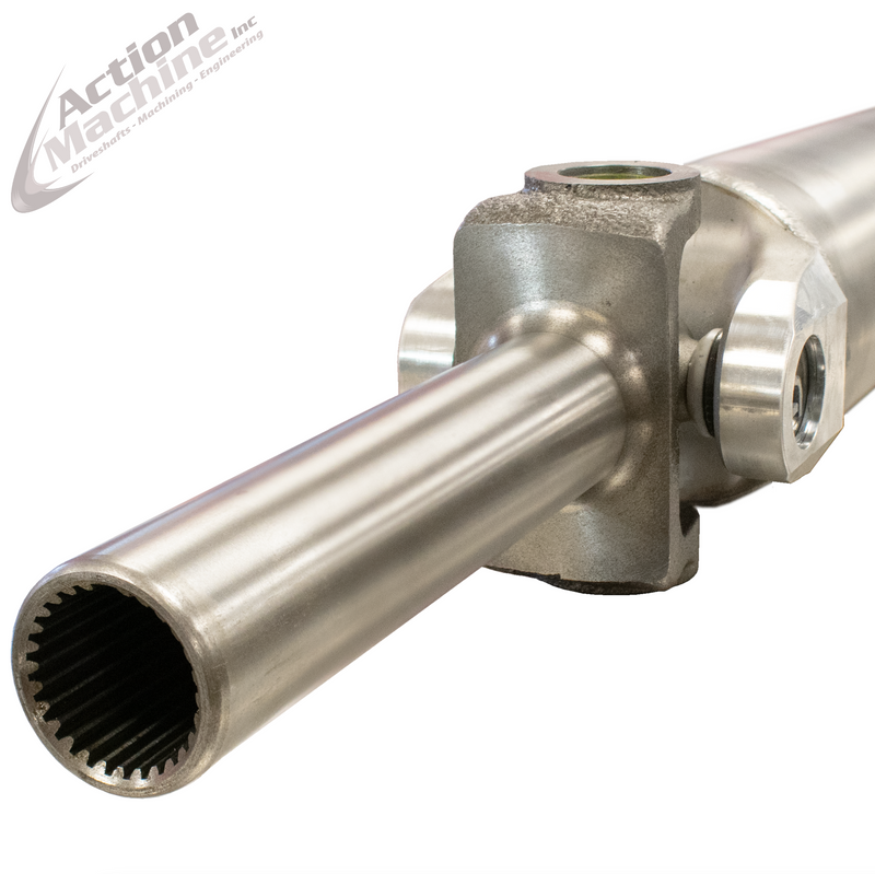 Custom Driveshaft & Slip Yoke - 3.5" Al. 7290, Ford 28 Spline, 1.5" Barrel OD (Sku: 3.5A7290-F)