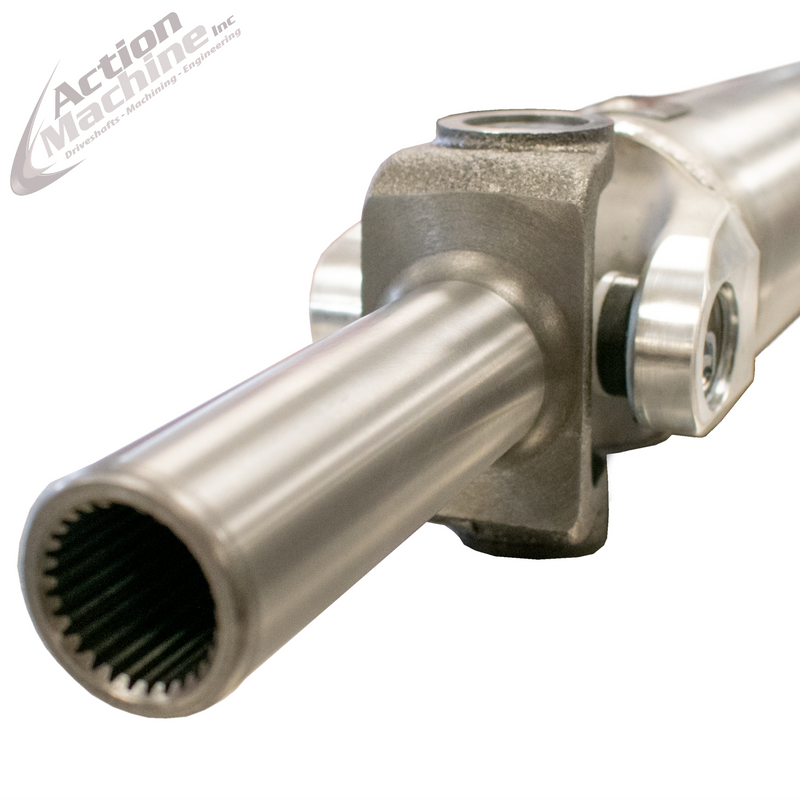 Custom Driveshaft & Slip Yoke - 3.5" Al. 1350, Ford 28 Spline, 1.6" Barrel OD (Sku: 3.5A1350-G)