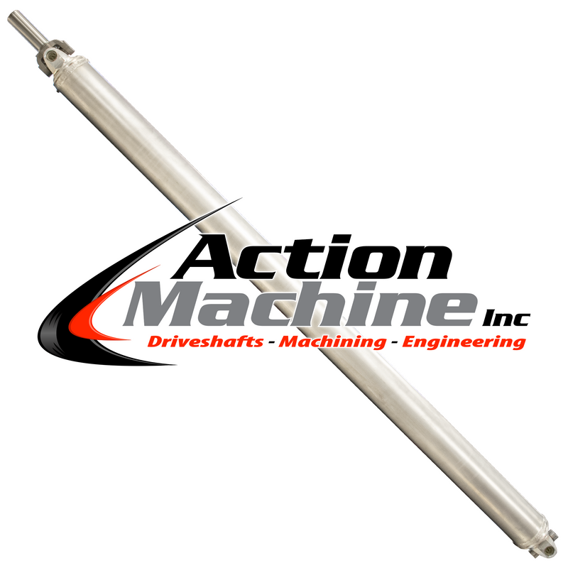 Custom Driveshaft & Slip Yoke - 4" Al. 7260, Ford 28 Spline, 1.5" Barrel OD (Sku: 4A7260-F)