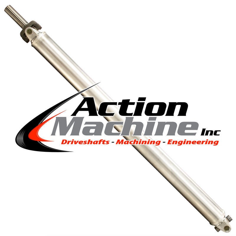 Custom Driveshaft & Slip Yoke - 3.5" Al. 1330, Ford 28 Spline, 1.6" Barrel OD (Sku: 3.5A1330-G)