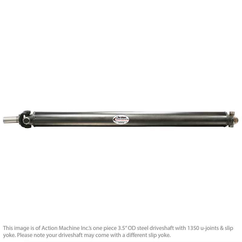 Custom Driveshaft & Slip Yoke - 3.5" Stl. 1350, Tremec TKX, 31 Spline, 1.688" Barrel OD (Sku: 3.5S1350-S)