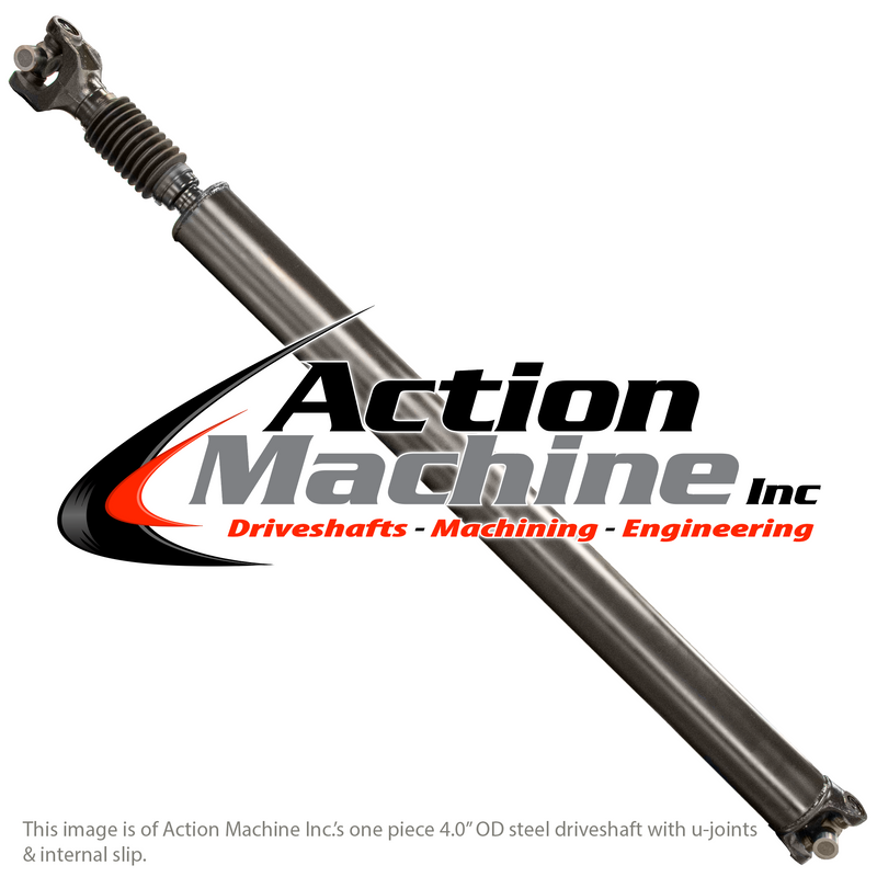 Custom One Piece Driveshaft - 4.0" OD, Steel, 1330 Series