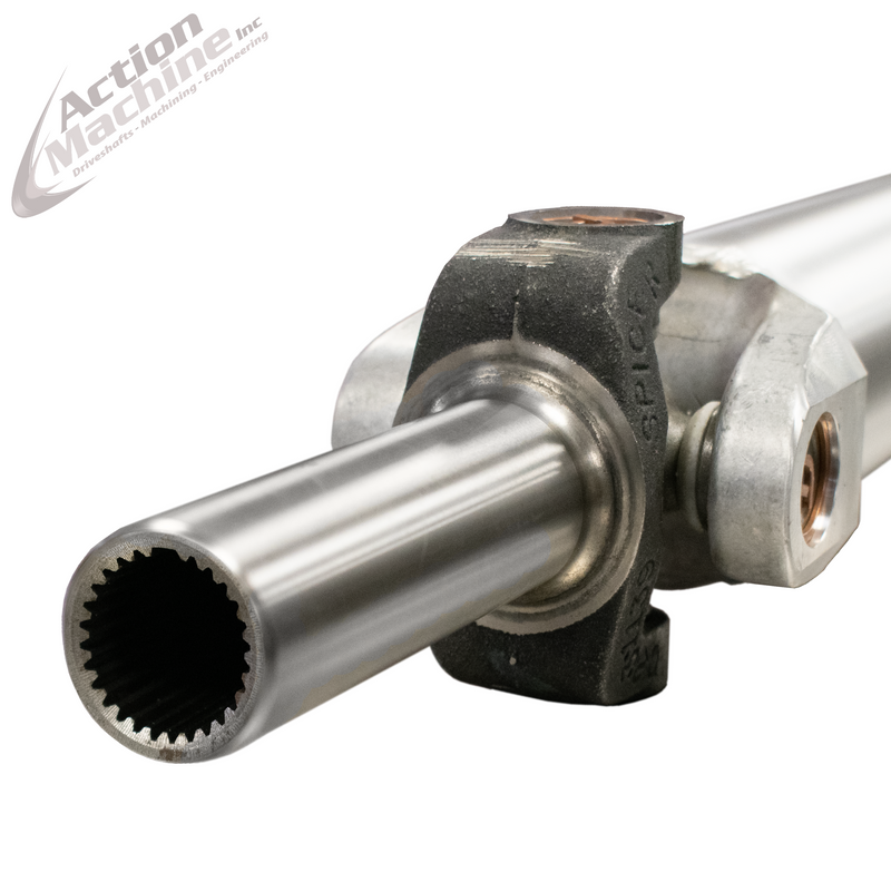 Custom Driveshaft & Slip Yoke - 3" Al. 1330, Ford 28 Spline, 1.5" Barrel OD (Sku: 3A1330-F)