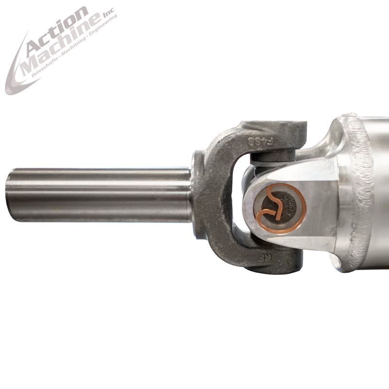 Custom Driveshaft & Slip Yoke - 4" Al. 1350, GM 27 Spline (Sku: 4A1350-L)