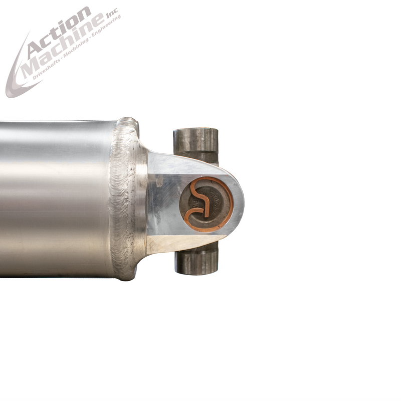 Custom Driveshaft & Slip Yoke - 4" Al. 1350, GM 27 Spline (Sku: 4A1350-L)